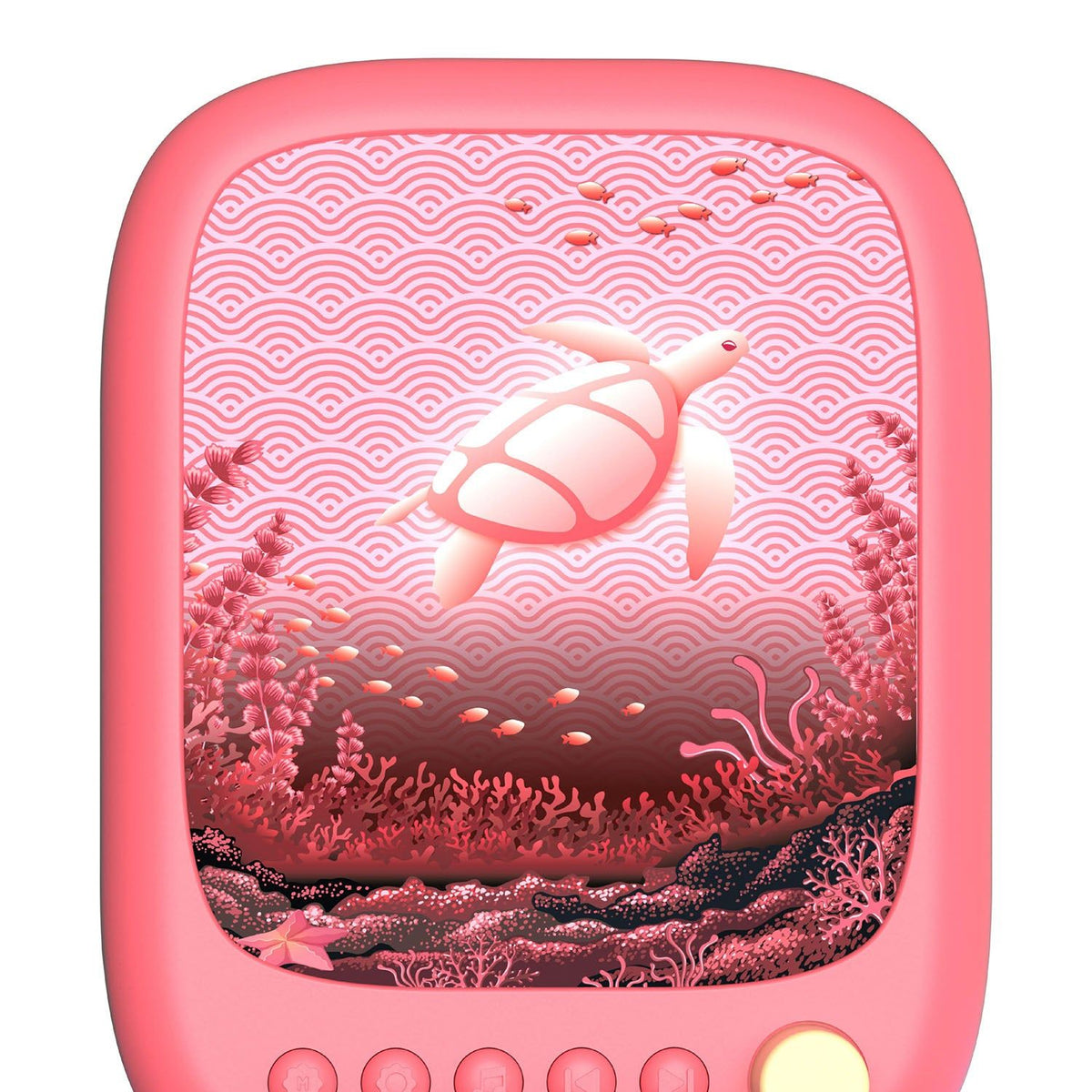 Mobility on Board Nattlampa Ocean Wavy Light Coral Pink