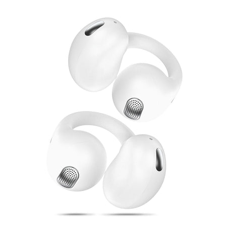 Mixx Trådløse Open-Ear Hodetelefoner StreamBuds Switch Clips Hvit