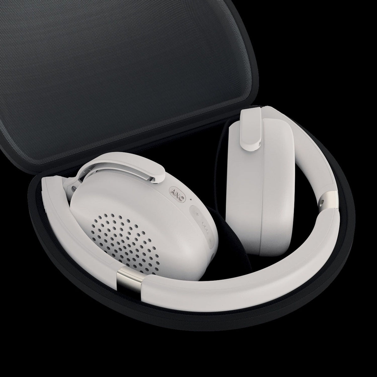 Mixx Trådløse On-Ear Hodetelefoner StreamQ Go ANC Beige
