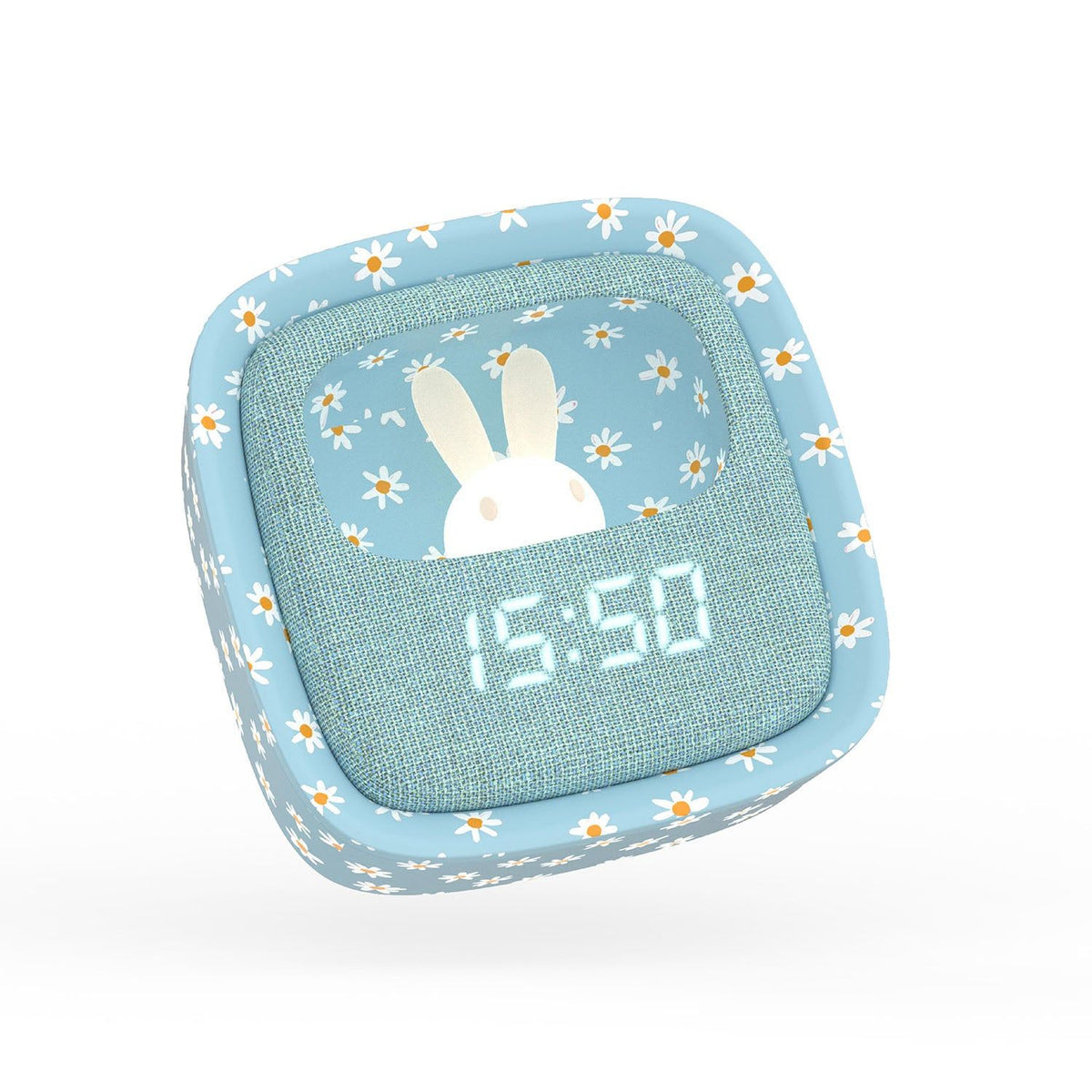 Mobility on Board Vækkeklokke med Nattlampe Billy Clock Blue Flower