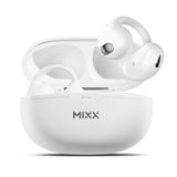 Mixx Trådløse Open-Ear Hodetelefoner StreamBuds Switch Clips Hvit