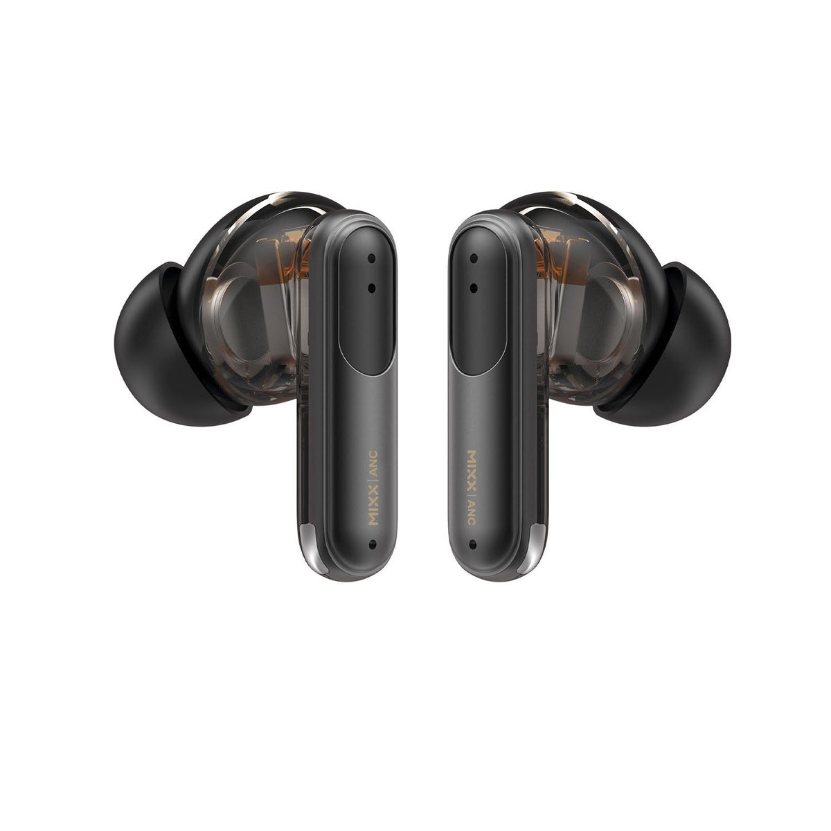 Mixx Trådløse Hodetelefoner StreamBuds Switch Clear ANC Svart