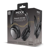 Mixx Trådløse On-Ear Hodetelefoner StreamQ Go ANC Svart