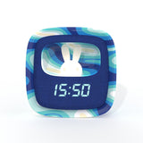 Mobility on Board Vækkeklokke med Nattlampe Billy Clock Blue Wave