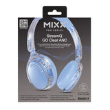 Mixx Trådløse On-Ear Hodetelefoner StreamQ Go ANC Clear Blå