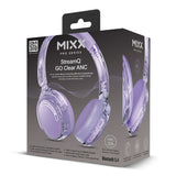 Mixx Trådløse On-Ear Hodetelefoner StreamQ Go ANC Clear Lilla