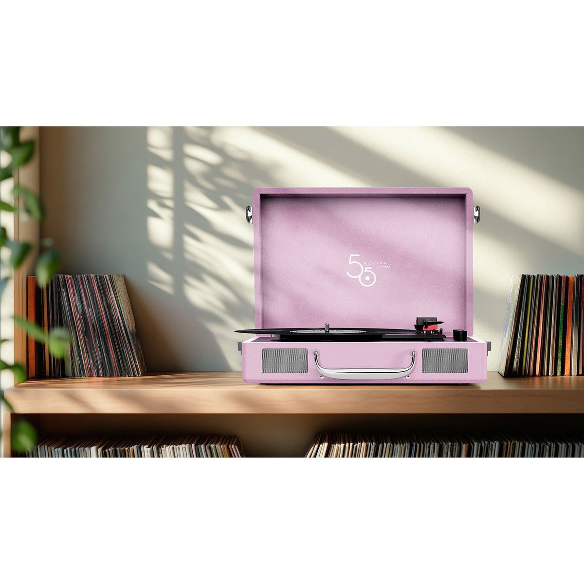 Mixx Revival 55 Vinylspelare Stereo Rosa