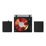 Mixx System 5 Vinylskivspiller Stereo med Høyttaler Svart