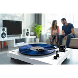 Mixx System 5 Vinylskivspiller Stereo med Høyttaler Hvit