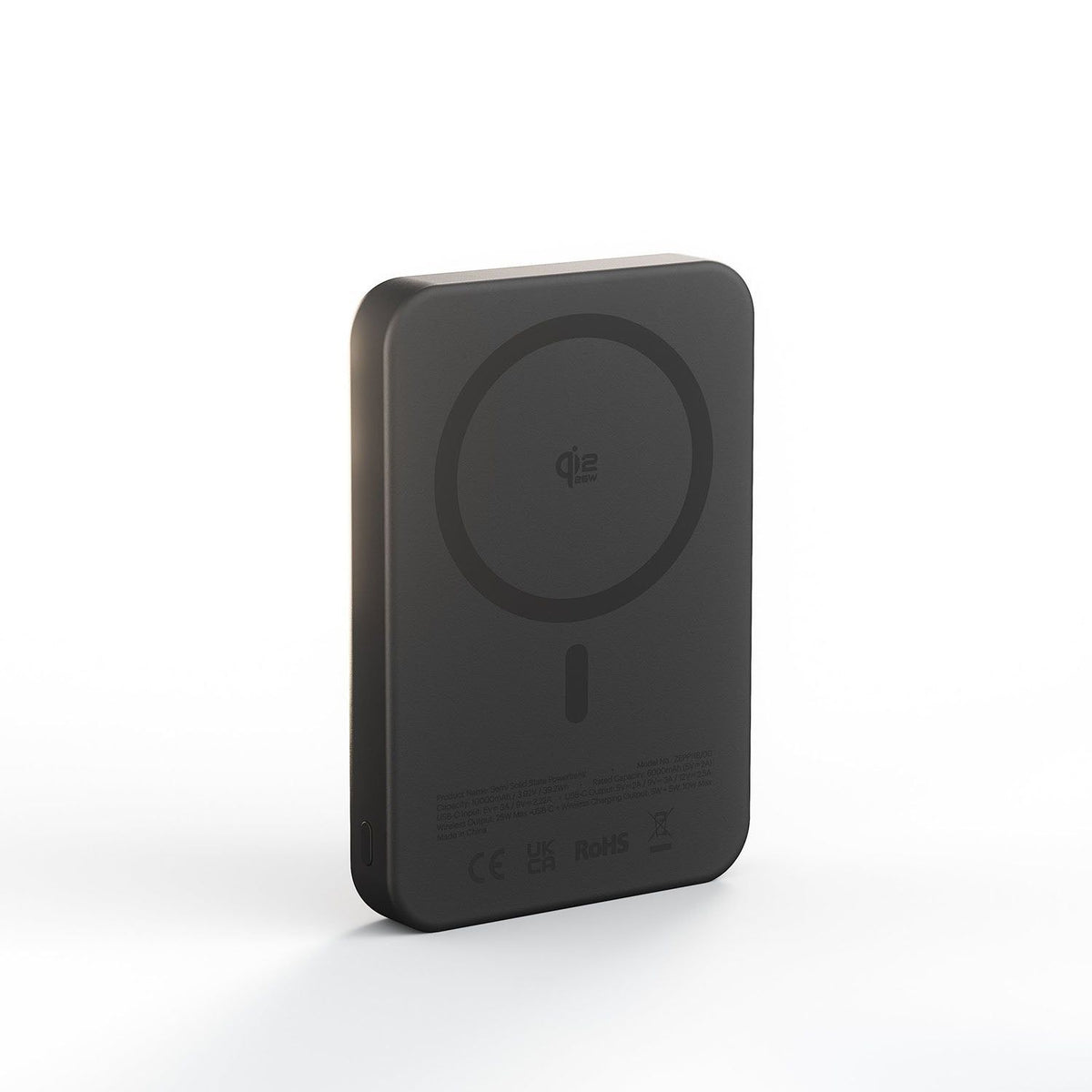 Zens Semi Solid State Powerbank Qi2.2 10 000 mAh Svart