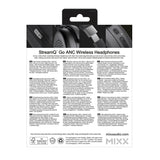Mixx Trådløse On-Ear Hodetelefoner StreamQ Go ANC Svart