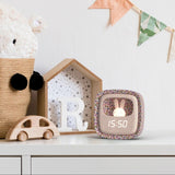 Mobility on Board Vækkeklokke med Nattlampe Billy Clock Rainbow Leopard