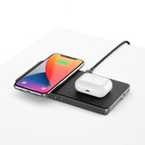 ALOGIC Ultra Power 3-i-1 Trådløs Dobbel Ladeplattform