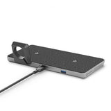 ALOGIC Ultra Power 3-i-1 Trådløs Dobbel Ladeplattform med Apple Watch-holder