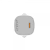 Celly 25W GaN USB-C Vegglader med USB-C-kabel
