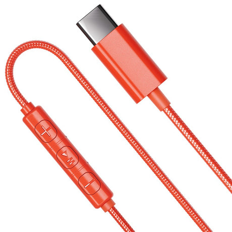 Urbanista Hodetelefoner med ledning San Francisco 2 USB-C Poppy Orange