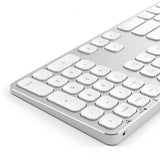 Satechi Trådløst Tastatur för upp till 3 enheter Nordisk Layout Sølv