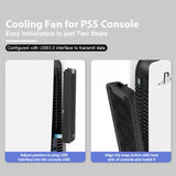 USB 3.0 kjølevifte til PlayStation 5 Svart