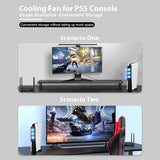 USB 3.0 kjølevifte til PlayStation 5 Svart