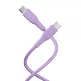 X2O USB-C til USB-C Kabel Superflex 60W 1.5m Rosa