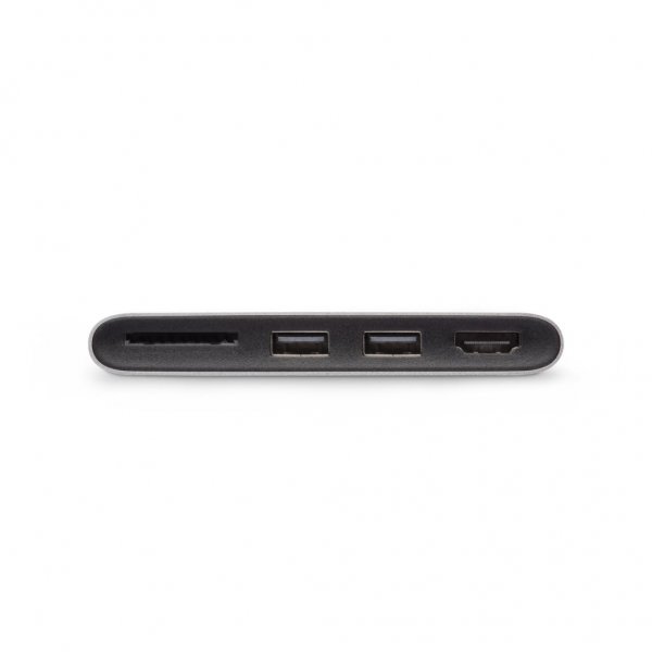 Moshi MacBook Pro USB-C Multimedia-Hub Sølv