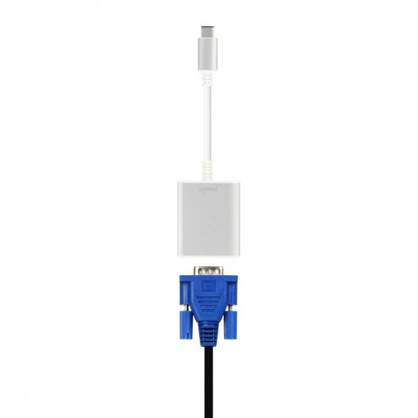 Moshi USB-C till VGA-adapter Sølv