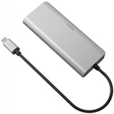 Deltaco Dockingstation USB-C med HDMI/RJ45/USB-A Rymdgrå