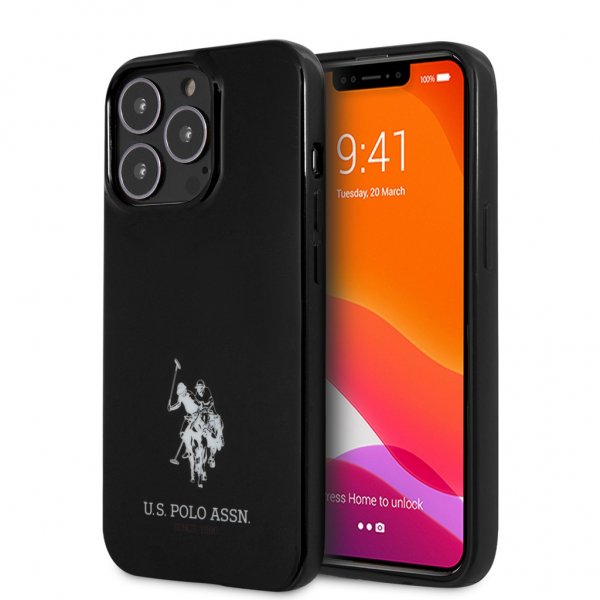 U.S. Polo iPhone 13 Pro Deksel med Logo Svart