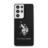 U.S. Polo Samsung Galaxy S21 Ultra Deksel med Logo Svart