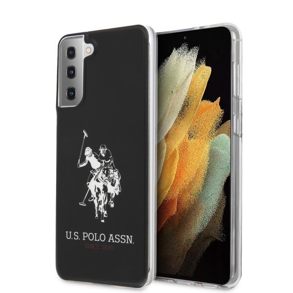 U.S. Polo Samsung Galaxy S21 Plus Deksel med Logo Svart