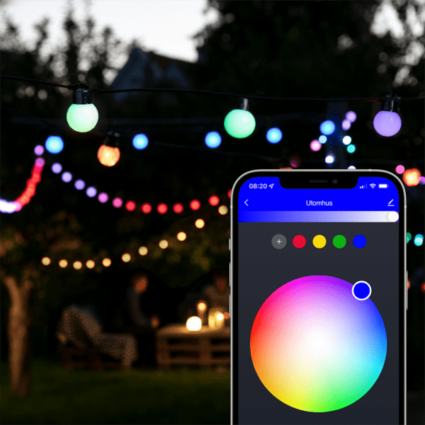 Lite bulb moments Smart String Lights - Oval Globe