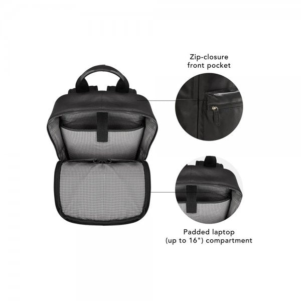 dbramante1928 Veske 16'' Laptop Backpack Fredensborg Svart