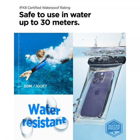 Spigen Vanntett Etui Aqua Shield Transparent