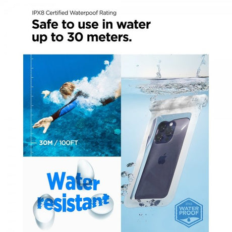 Spigen Vanntett Etui Aqua Shield Hvit
