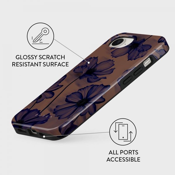 Burga iPhone 16e/iPhone 17e Deksel Tough MagSafe Velvet Night