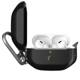 KeyBudz AirPods Pro 2 Deksel Element Series Carbon Black