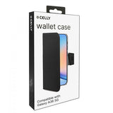 Celly Samsung Galaxy A36 Etui Wally Wallet Case Svart