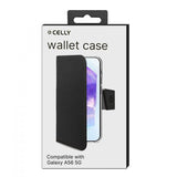 Celly Samsung Galaxy A56 Etui Wally Wallet Case Svart