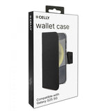 Celly Samsung Galaxy S25 Etui Wally Wallet Case Svart