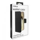 Celly Samsung Galaxy S25 Ultra Etui Wally Wallet Case Svart