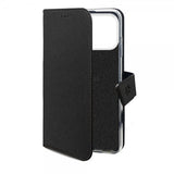 Celly iPhone 17 Pro Etui Wally Wallet Case Svart