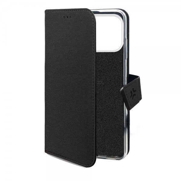 Celly iPhone 17 Pro Max Etui Wally Wallet Case Svart