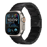 Just Mobile Apple Watch 44/45/46mm/Apple Watch Ultra Armbånd Karbonfiber