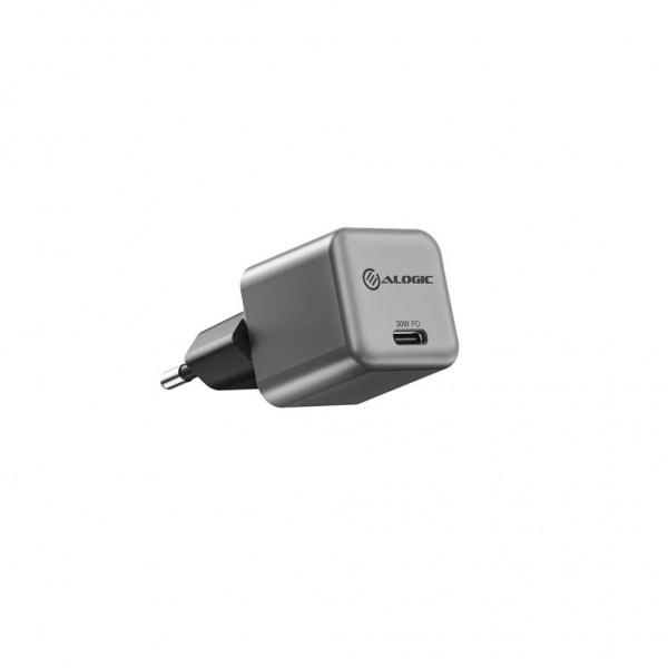 ALOGIC Lader 30W Rapid Power USB-C MINI GaN Lader Space Grey