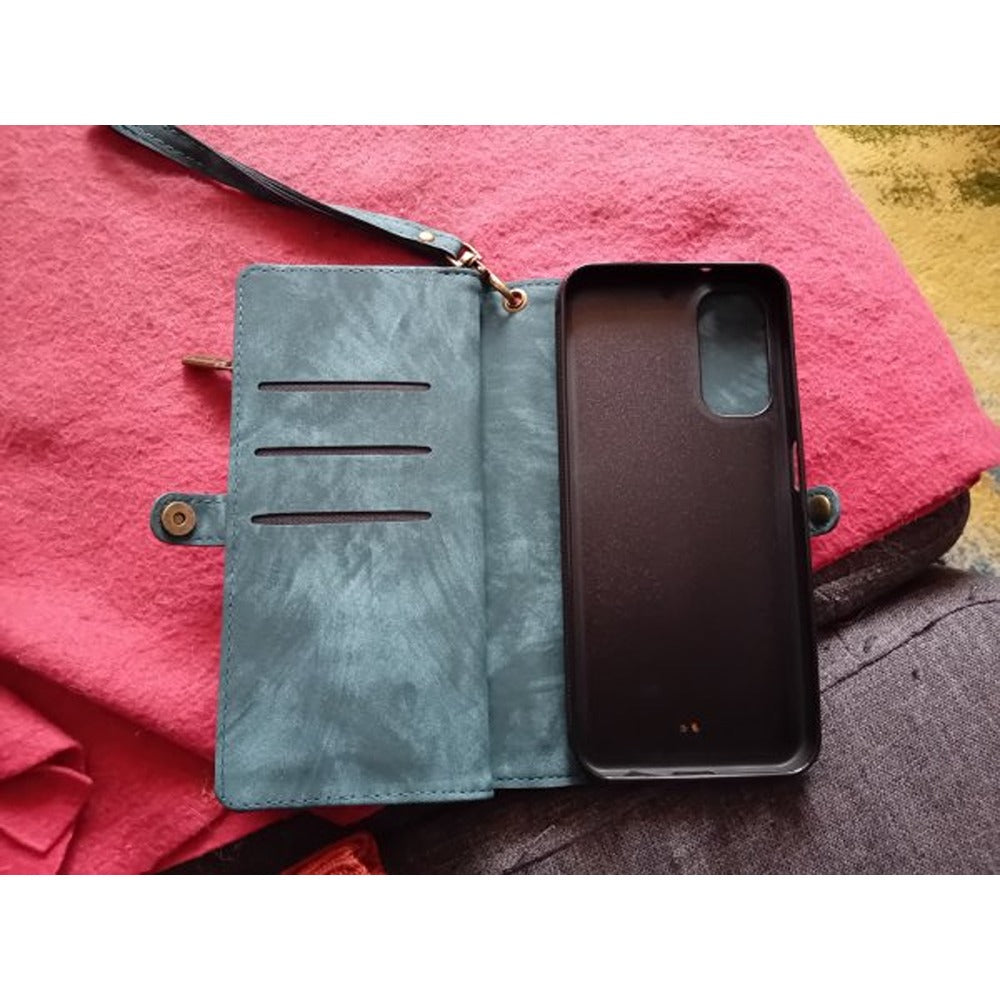 CaseMe Samsung Galaxy A14 Etui 008 Series Avtakbart Deksel Petrol