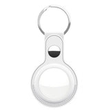 KeyBudz AirTag Hållare Läder Hvit