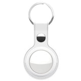 KeyBudz AirTag Hållare Läder Hvit