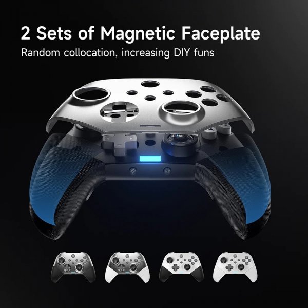 EasySMX X10 Mechanic Master Game Control Wireless/Gjenget sølv