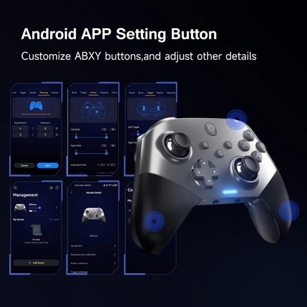 EasySMX X10 Mechanic Master Game Control Wireless/Gjenget sølv