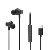 X2O Trådade Hodetelefoner USB-C Silicone In-Ear ANC 1.2m Svart